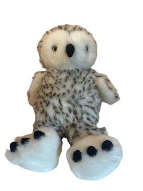 Snowy Owl Plush Build a Bear 2010 Stuffed Animal 15" Swivel Head BABW Realistic